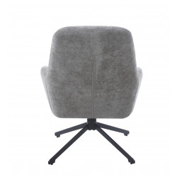 Fauteuil relax pivotant LOUKA gris – Confort et style contemporain