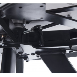 Table SquareMarbre – Marbre blanc & noir extensible Golddeco