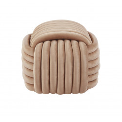 Pouf Softy – Velours Duveteux Cappuccino