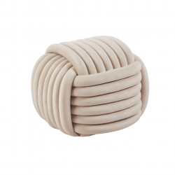 Pouf Softy – Velours Duveteux Beige