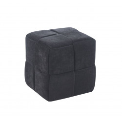 Pouf Urban – Tissu Maloy Noir