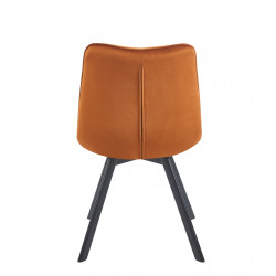 Chaise Noa pivotante velours cannelle – Style & confort 180°