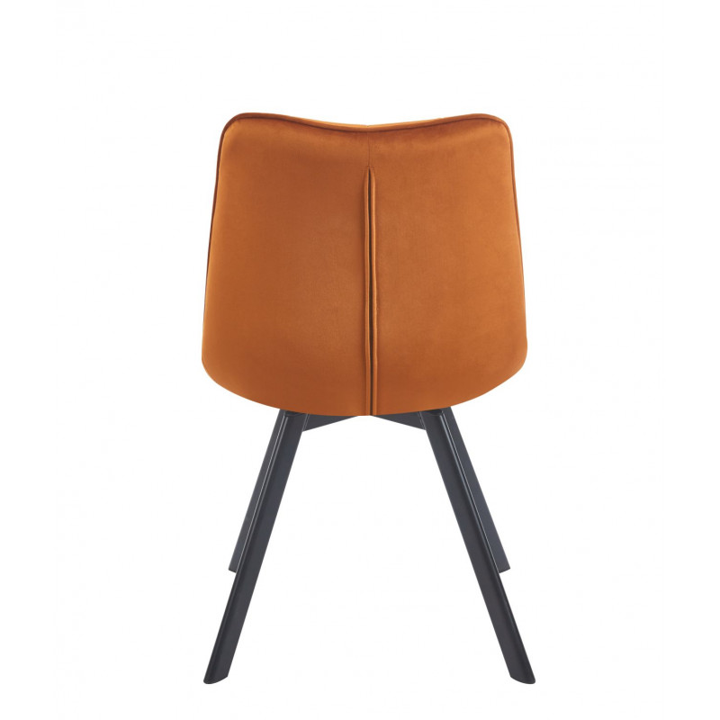 Chaise Noa pivotante velours cannelle – Style & confort 180°