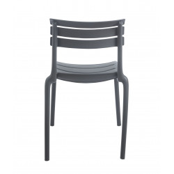 Chaise Jardin GRISA – Plastique Gris – Empilable & Anti-UV