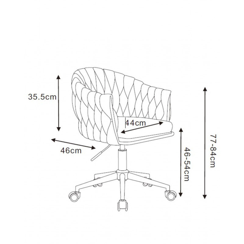 Fauteuil pivotant LORD beige – Style scandinave & confort