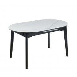 Table Ovia Marbre Blanc – Design extensible Golddeco