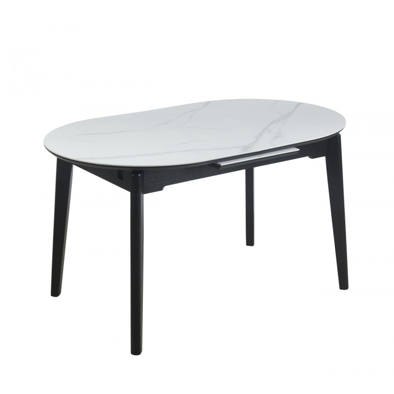 Table Ovia Marbre Blanc – Design extensible Golddeco
