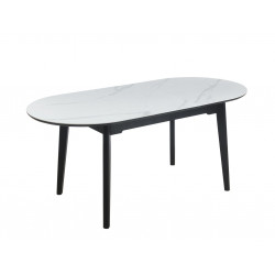 Table Ovia Marbre Blanc – Design extensible Golddeco