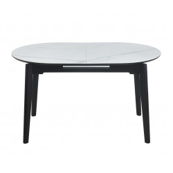 Table Ovia Marbre Blanc – Design extensible Golddeco