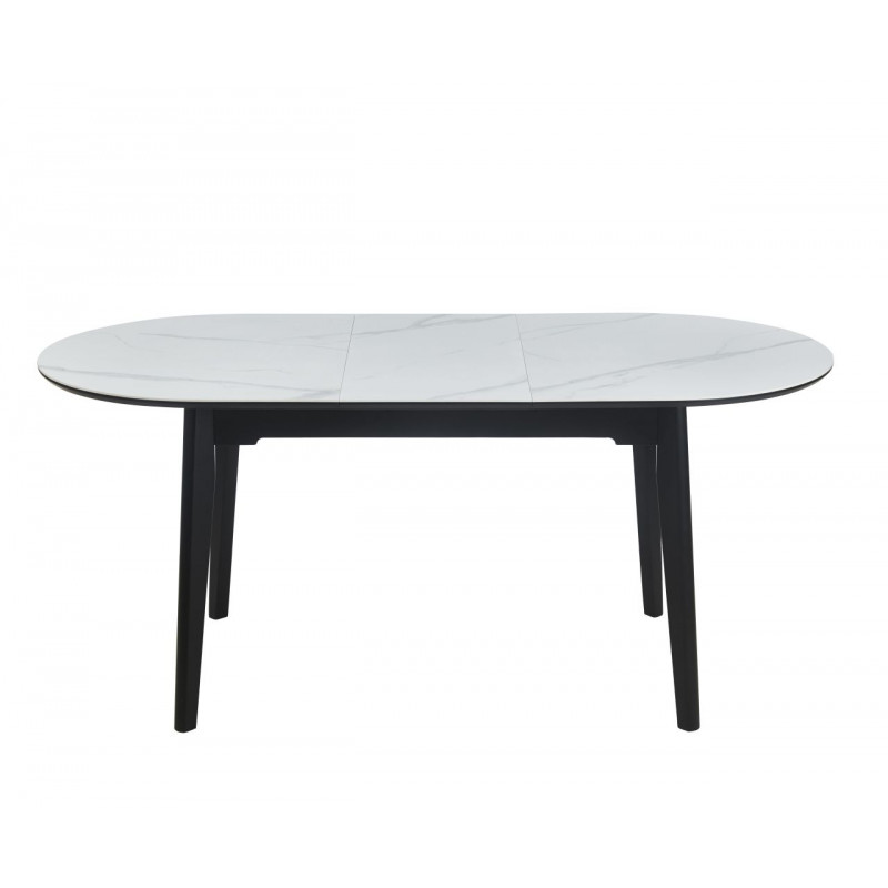 Table Ovia Marbre Blanc – Design extensible Golddeco