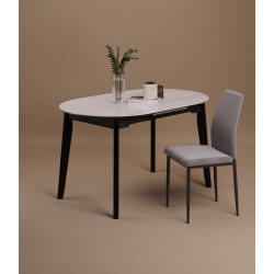 Table Ovia Marbre Blanc – Design extensible Golddeco