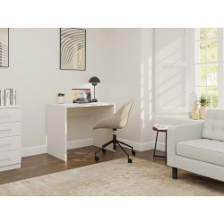 Bureau blanc minimaliste – Compact, moderne et pratique | Golddeco