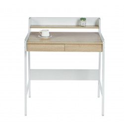 Bureau chêne Sonoma et blanc – Compact, moderne et fonctionnel | Golddeco