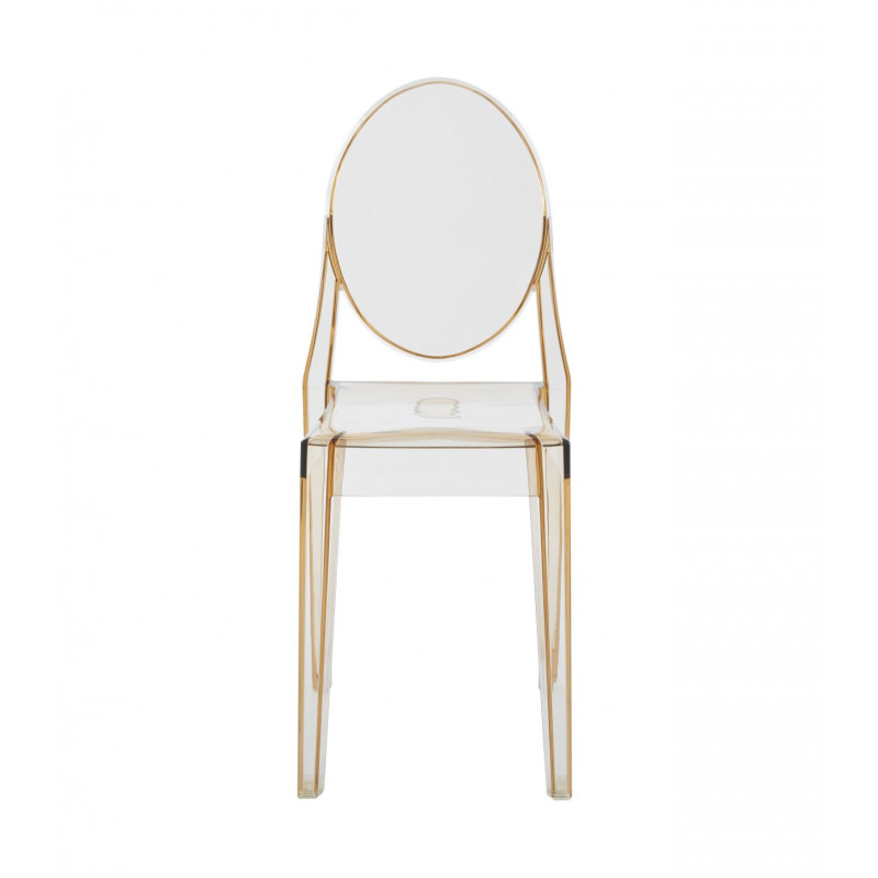Chaise Transparente Ambre Doria – Polycarbonate Résistant et Élégant