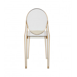 Chaise Transparente Ambre Doria – Polycarbonate Résistant et Élégant
