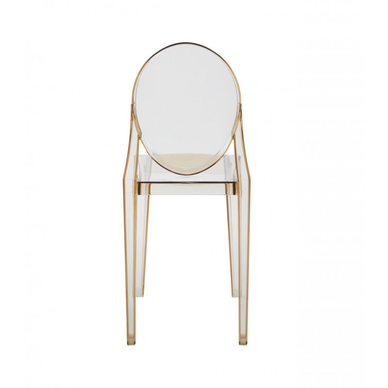 Chaise Transparente Ambre Doria – Polycarbonate Résistant et Élégant