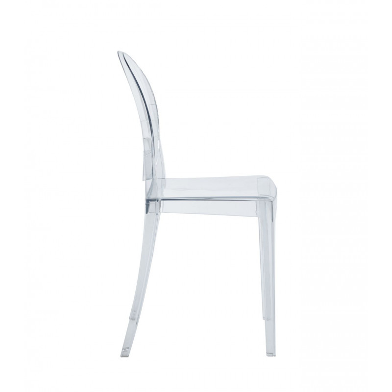 Chaise Cristal Doria transparente – Élégance moderne pour votre intérieur