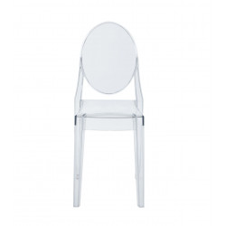 Chaise Cristal Doria transparente – Élégance moderne pour votre intérieur