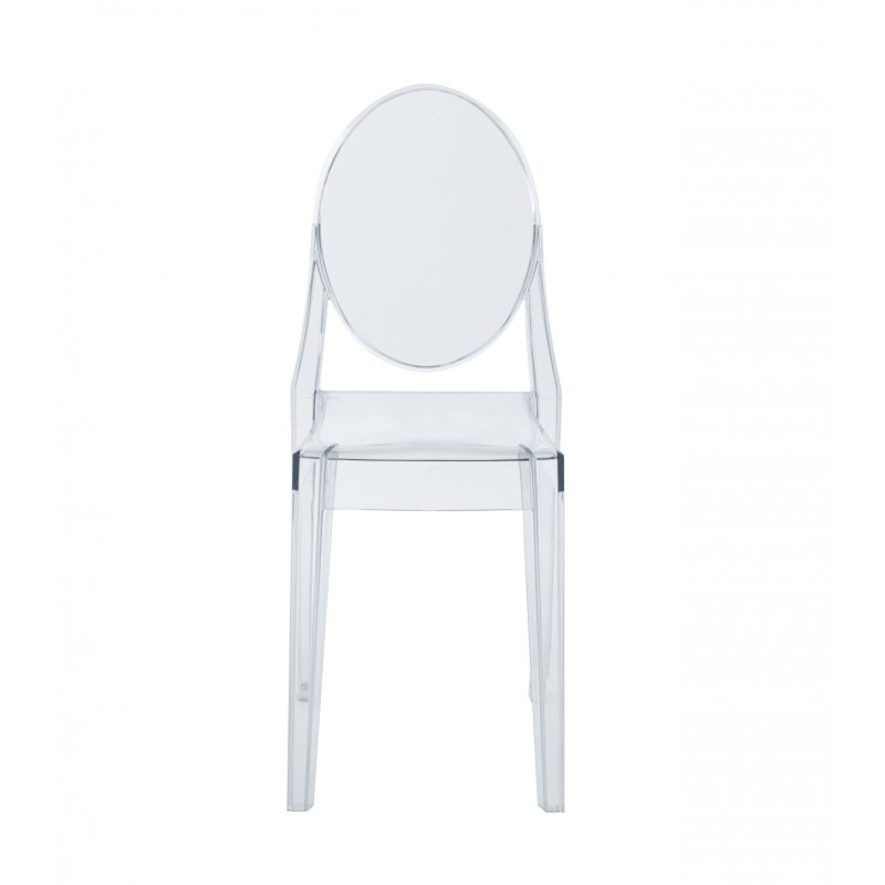 Chaise Cristal Doria transparente – Élégance moderne pour votre intérieur