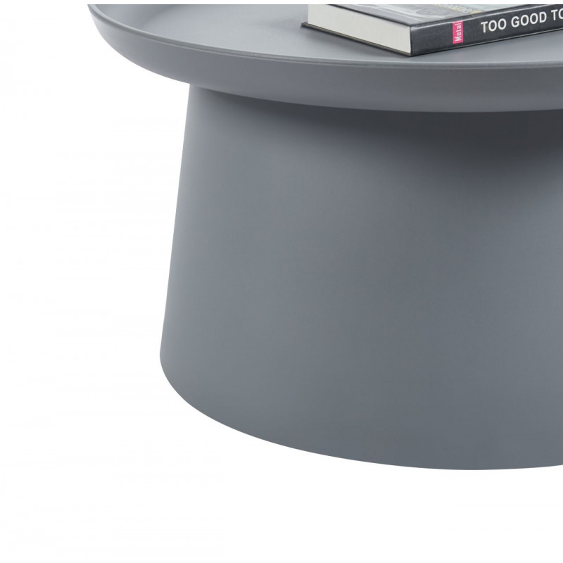 Table Basse Ronde 70 cm – Couleur Gris Tendance | Golddeco
