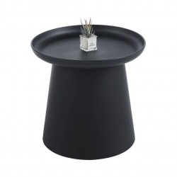 Table Basse 70 cm Noir – Design Monobloc Contemporain | Golddeco