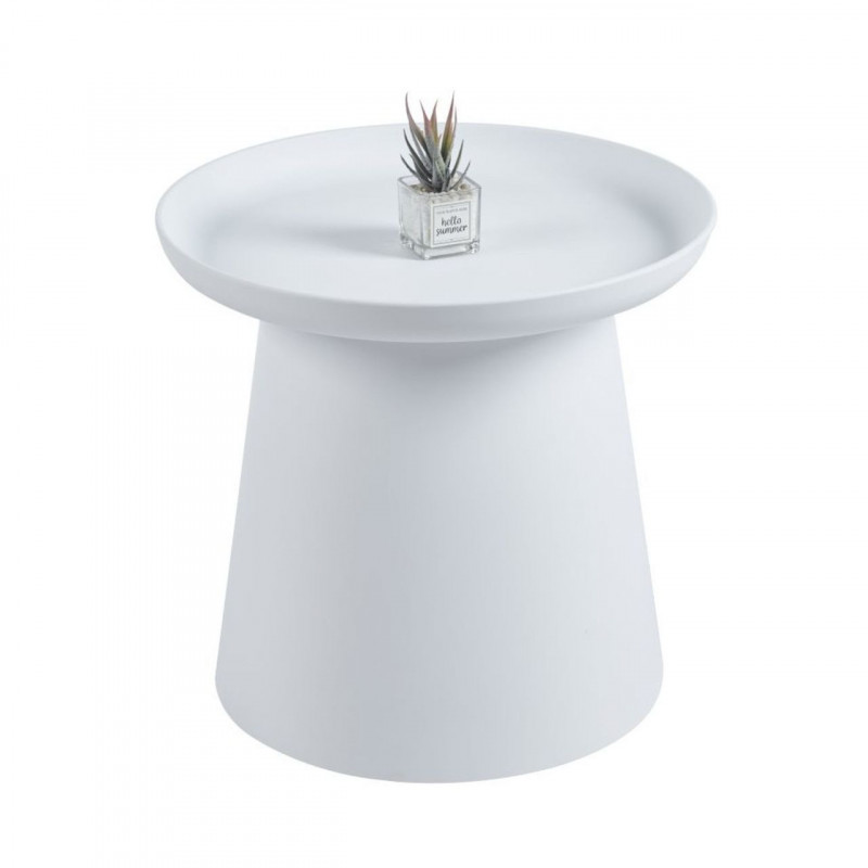 Table Basse 70 cm Blanc – Look Épuré et Contemporain | Golddeco