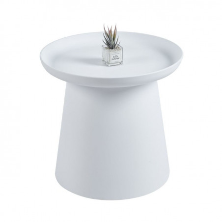 Table Basse 70 cm Blanc – Look Épuré et Contemporain | Golddeco