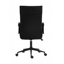 Fauteuil pivotant NERO noir – Velours & design pro