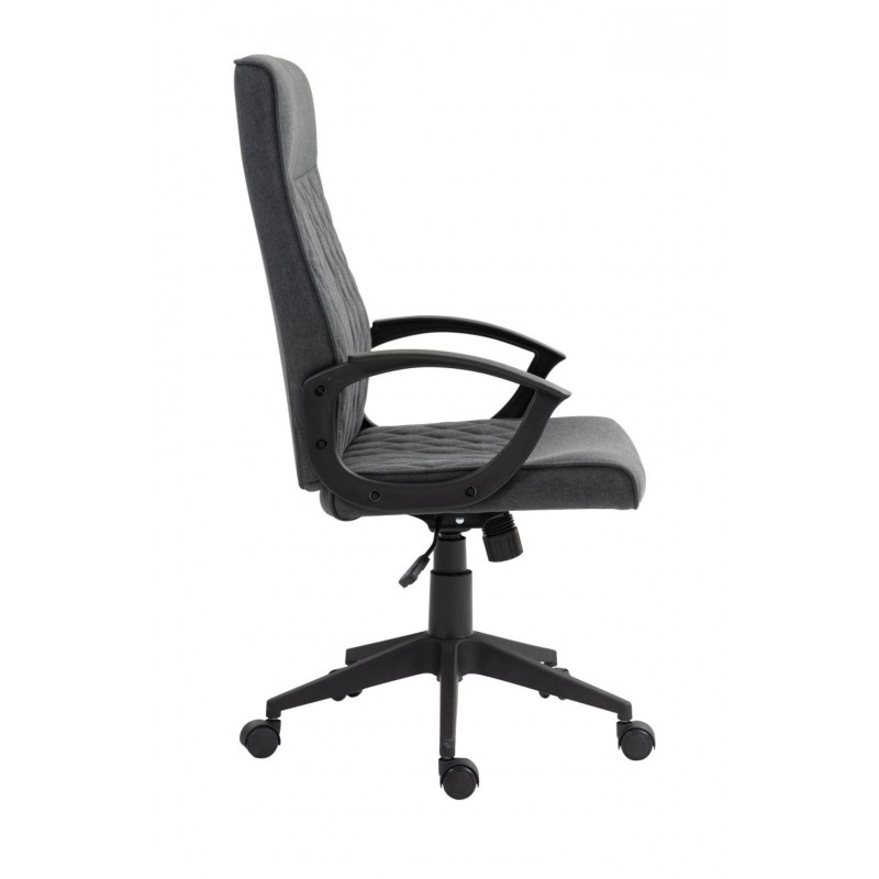 Fauteuil pivotant DEXTER gris foncé – Ergonomique & chic