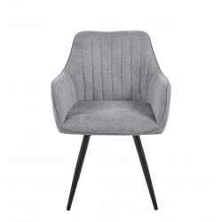 Fauteuil Sassari Gris Clair Pivotant 180° – Design Moderne & Confort