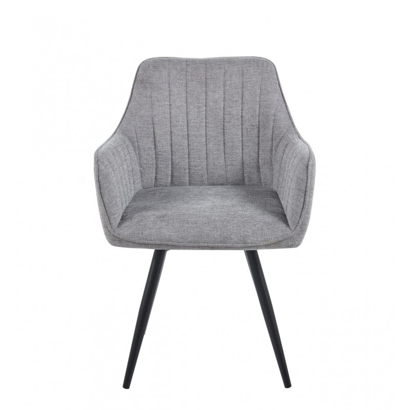 Fauteuil Sassari Gris Clair Pivotant 180° – Design Moderne & Confort