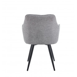Fauteuil Sassari Gris Clair Pivotant 180° – Design Moderne & Confort