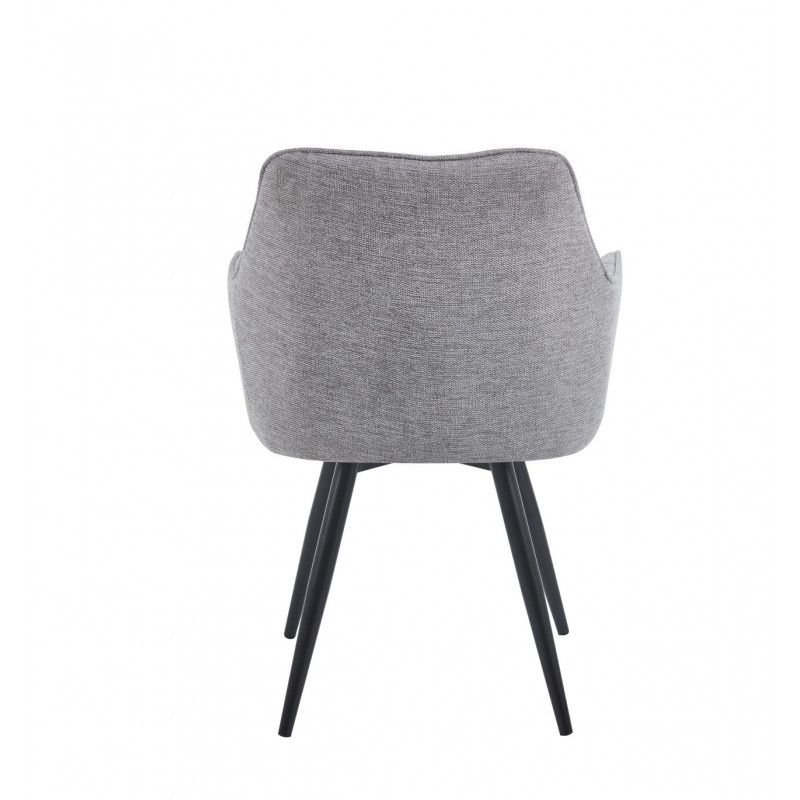 Fauteuil Sassari Gris Clair Pivotant 180° – Design Moderne & Confort