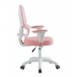Fauteuil pivotant ERGOFLEX – Rose & structure blanche