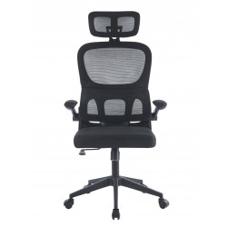 Fauteuil ergonomique ERGOMAX – Noir & structure noire