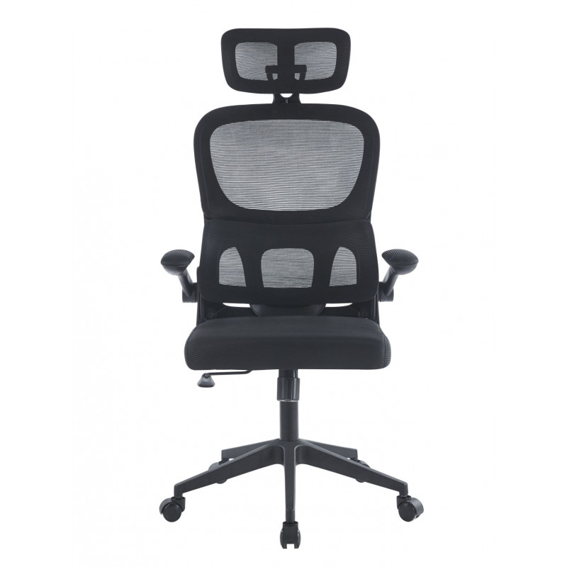 Fauteuil ergonomique ERGOMAX – Noir & structure noire