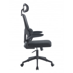 Fauteuil ergonomique ERGOMAX – Noir & structure noire