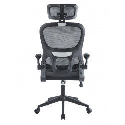 Fauteuil ergonomique ERGOMAX – Noir & structure noire