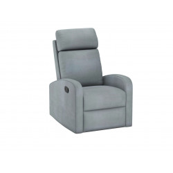 Fauteuil inclinable VERONA – Velours gris