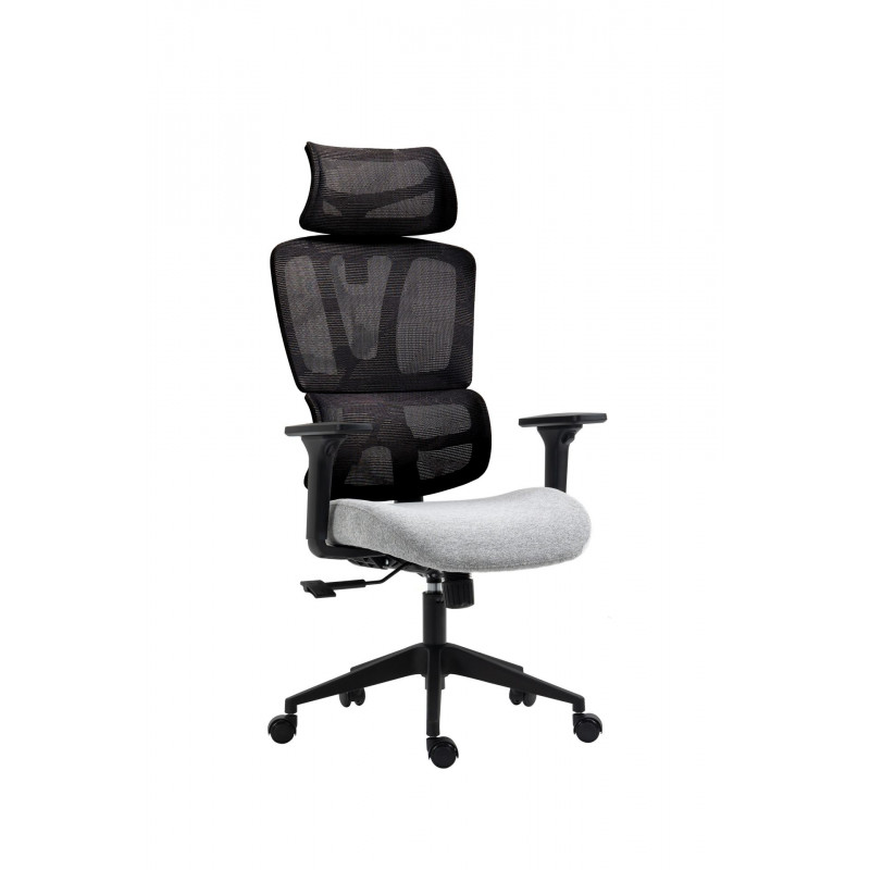 Fauteuil ERGOPRO – Noir & Gris ergonomique design