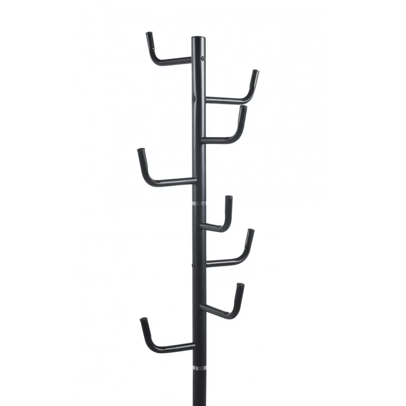 Porte-manteau design noir – Base aspect marbre noir | Golddeco