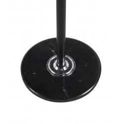 Porte-manteau design noir – Base aspect marbre noir | Golddeco