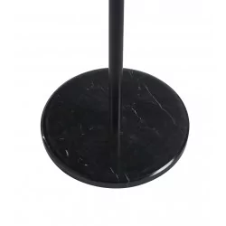 Porte-manteau moderne noir – Base ronde aspect marbre noir | Golddeco