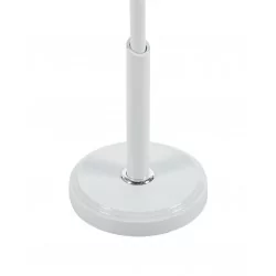 Porte-manteau design blanc – Finitions bois & base stable | Golddeco