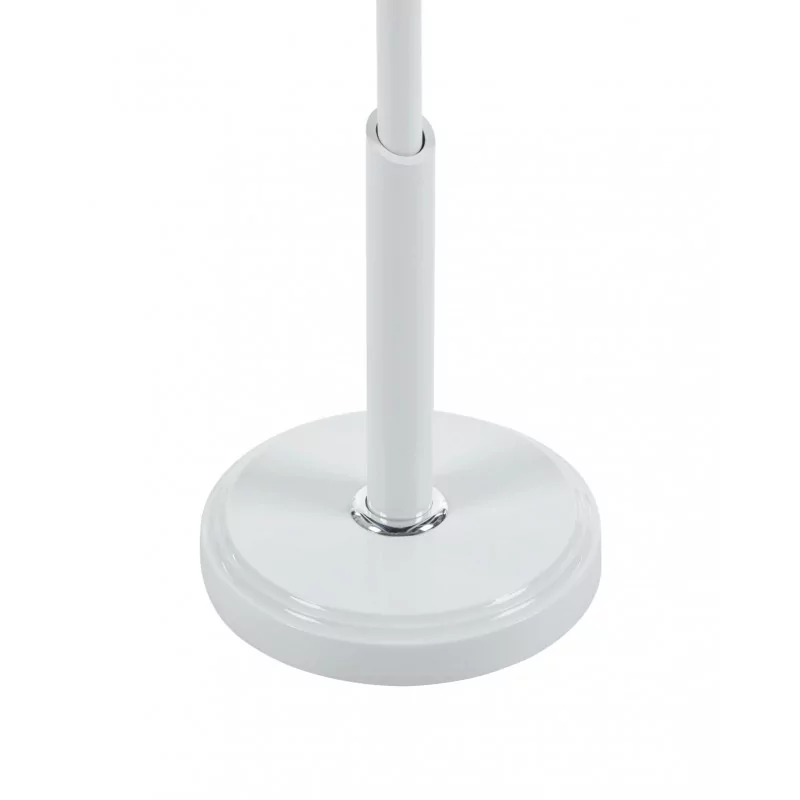 Porte-manteau design blanc – Finitions bois & base stable | Golddeco