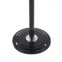 Porte-manteau design noir – Métal thermolaqué & base stable | Golddeco