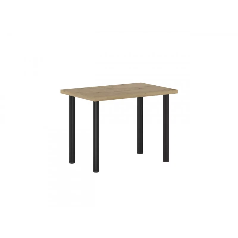 Table Milano Compact Noir – Chêne artisanal Golddeco