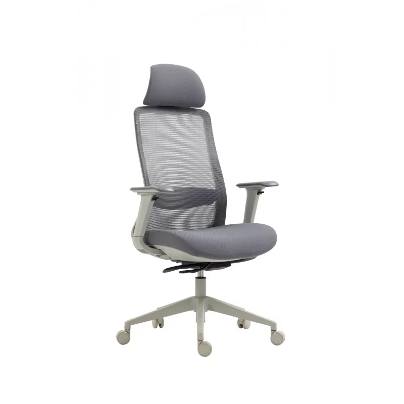 Fauteuil ERGOMAX – Gris clair ergonomique design