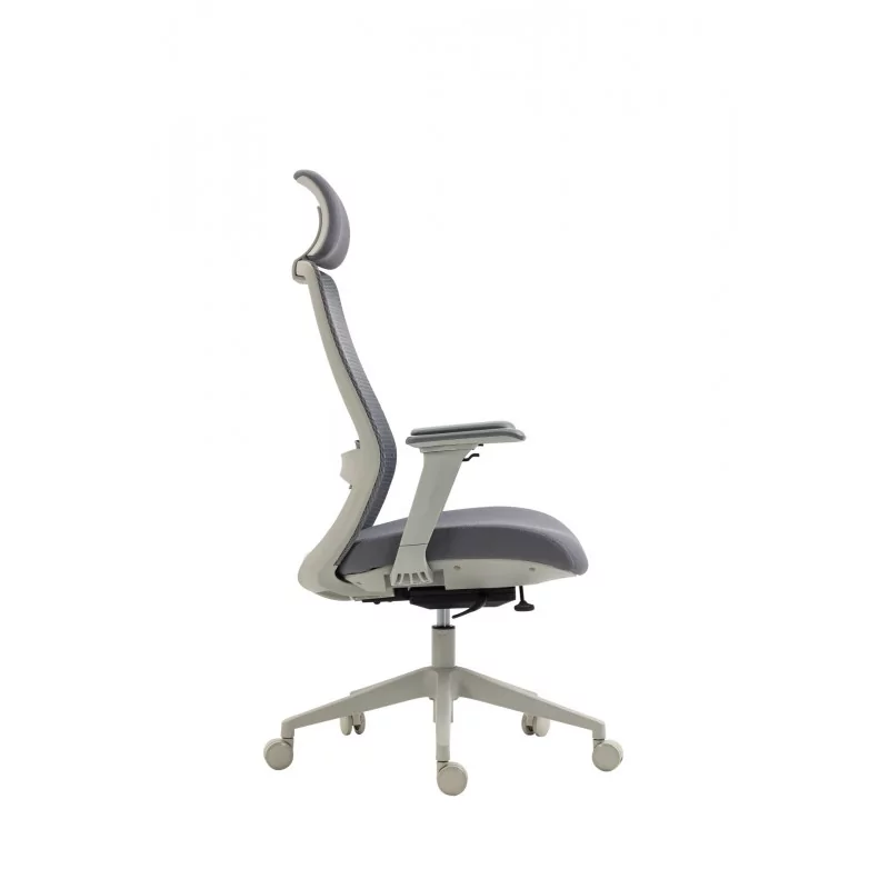 Fauteuil ERGOMAX – Gris clair ergonomique design