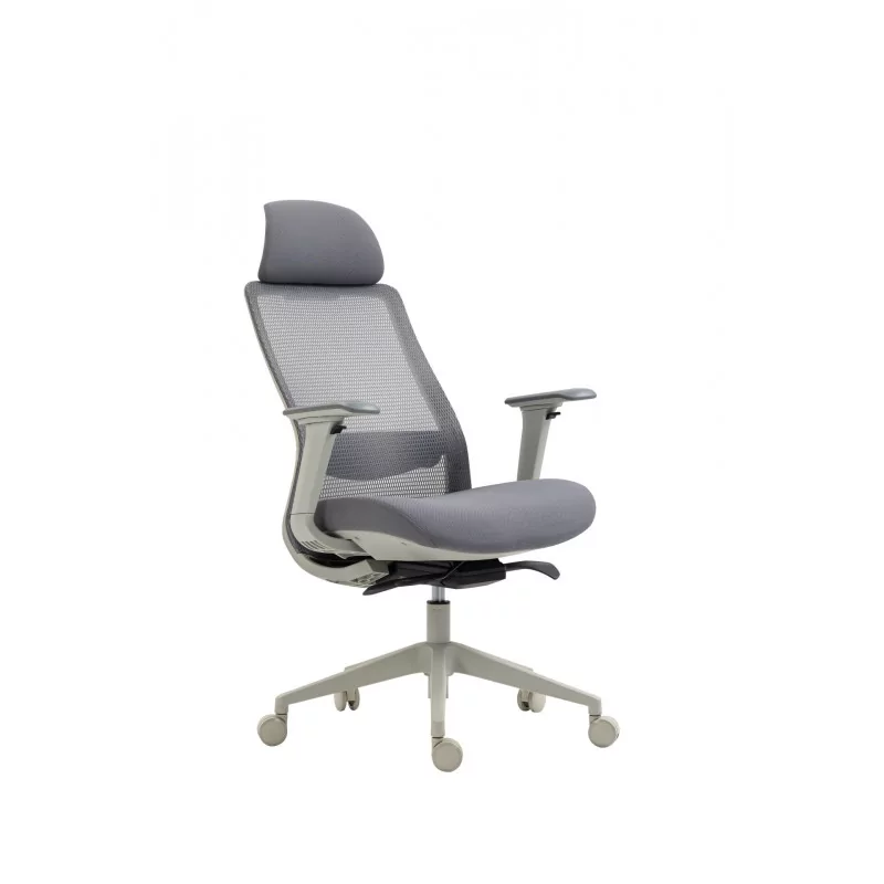 Fauteuil ERGOMAX – Gris clair ergonomique design